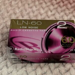 2 Pack new in packaging audio cassettes​​​​​​
